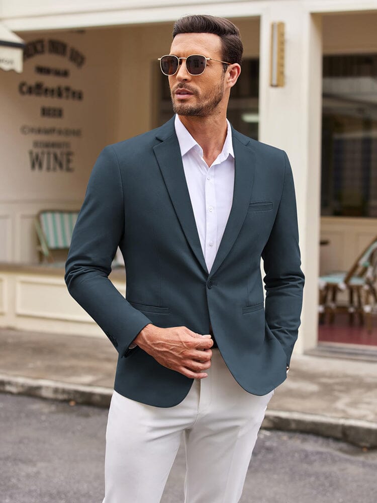 Casual One Button Suit Jacket (US Only) – COOFANDY