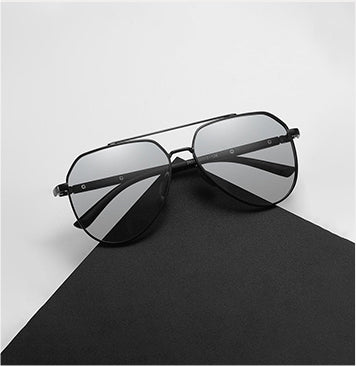 Fashion Round Cross Bar Polarized Sunglasses