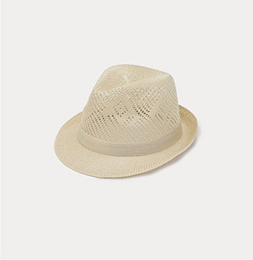 Foldable Breathable Mesh Fedora Hat