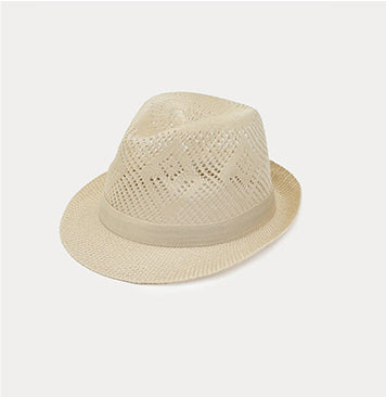 Vintage Upturned Brim Summer Trilby