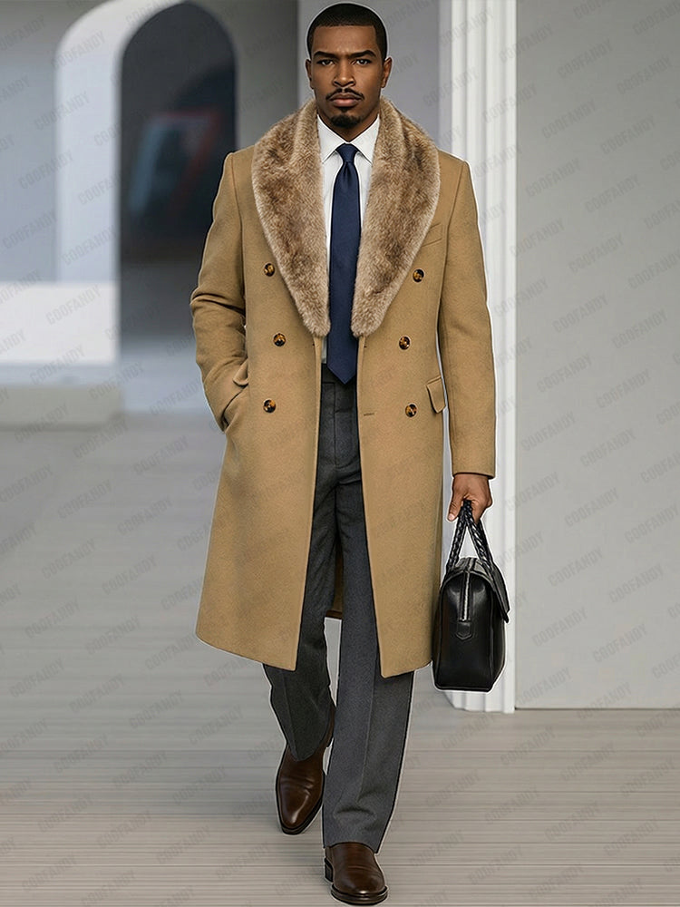 Sleek Tweed Coat - Shop the Latest Arrival – COOFANDY