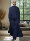 Casual Soft Simple 3-Piece Set Sets coofandy Navy Blue M 