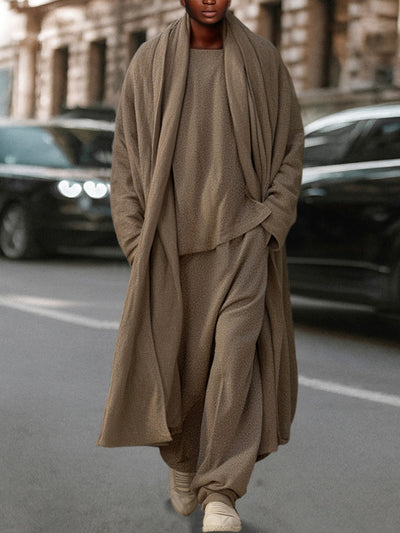 Ultra-Soft Stretchy Simple 3-Piece Set