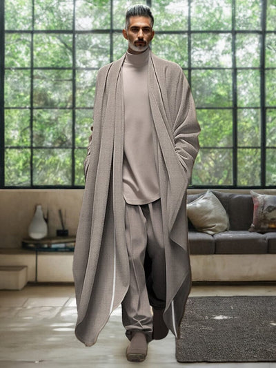 Stylish Soft 3-Piece Outfits Sets coofandy Grey M 