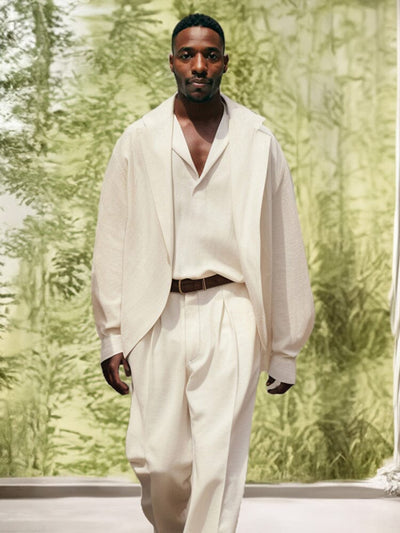 Elegant 100% Cotton 3-Piece Outfits Sets coofandy 