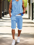 Athleisure 2-Piece Tank Top Set Sets coofandy 