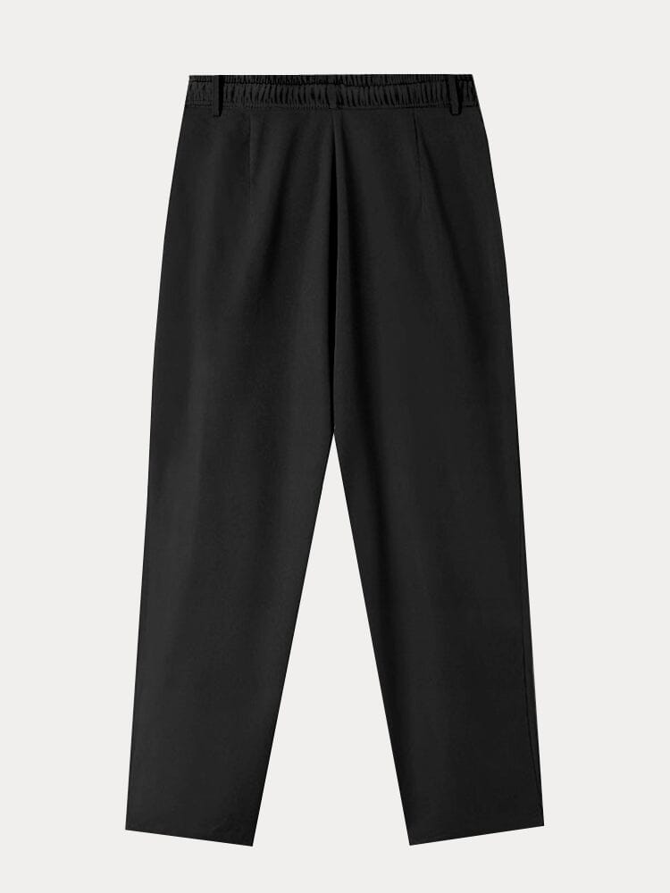 Fashion Cross Pleated Pants Pants coofandy 