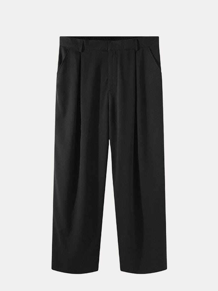 Comfy Pleated Wide Leg Slack Pants Pants coofandy 