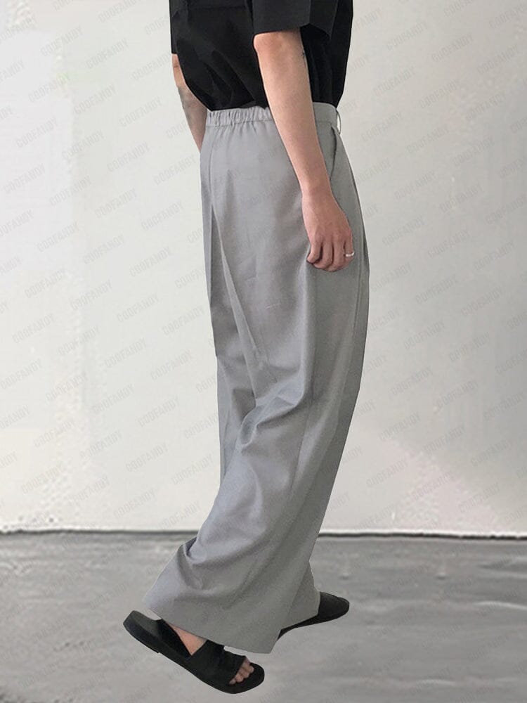 Comfy Pleated Wide Leg Slack Pants Pants coofandy 