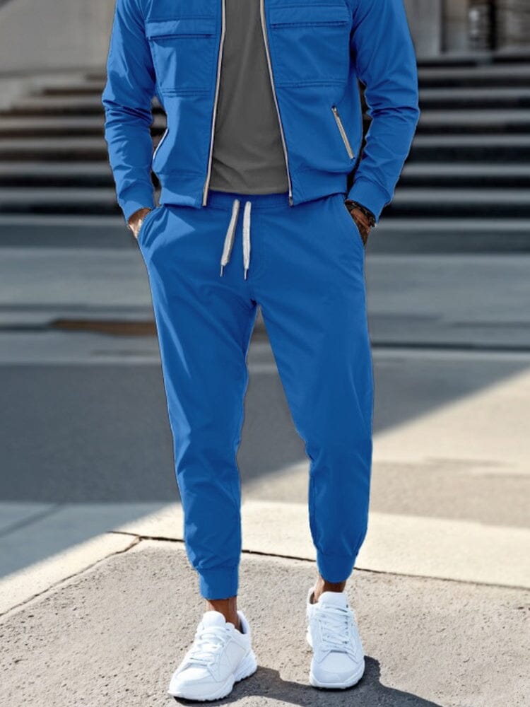 Casual Versatile Jacket Pants Set Sets coofandy 