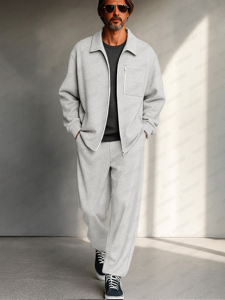 Athleisure Comfort Jacket Pants Set