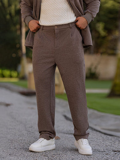 Minimalist Zippered Jacket Set Sets coofandy 