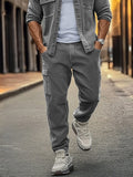 Urban Cargo Jacket Pants Set Sets coofandy 