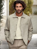 Casual Urban Versatile Jacket Jackets coofandy Light Khaki M 