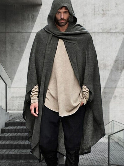 Unique Mysterious Hooded Cloak Sweatshirts coofandy 