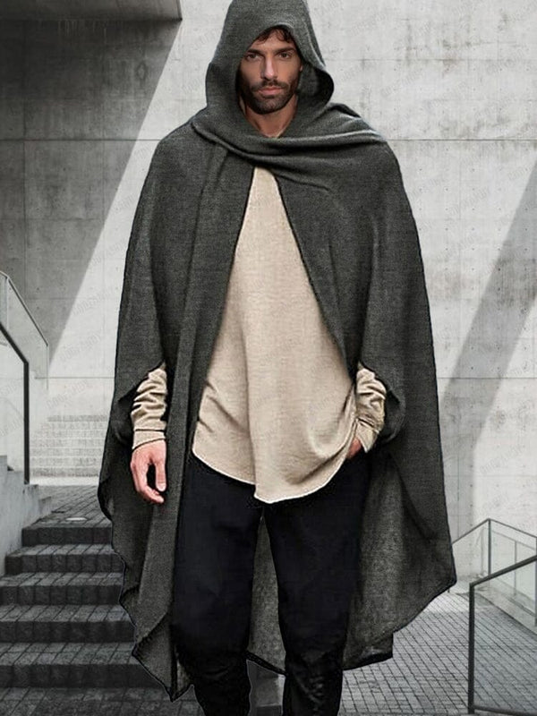 Unique Mysterious Hooded Cloak Sweatshirts coofandy 