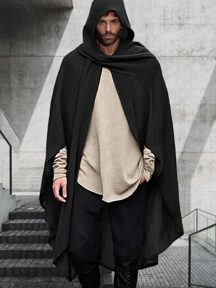 Unique Mysterious Hooded Cloak Sweatshirts coofandy 