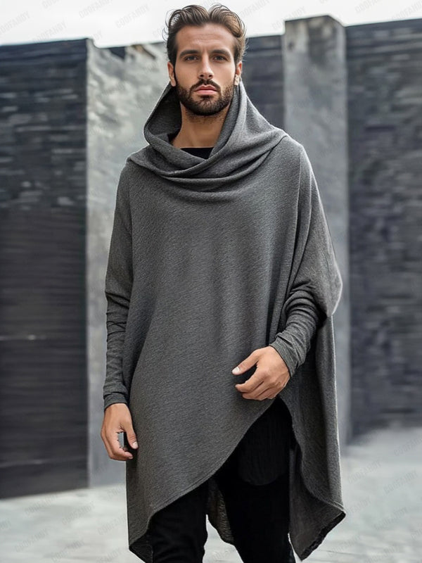 Modern Asymmetrical Hooded Top