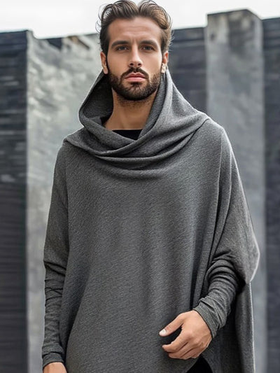 Modern Asymmetrical Hooded Top