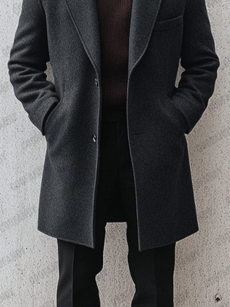 Classic Tailored Two-Button Coat Coat coofandy 