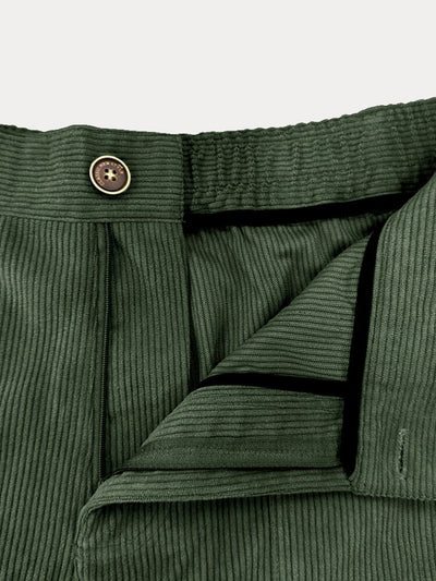 Soft Corduroy Cargo Pants Pants coofandy 