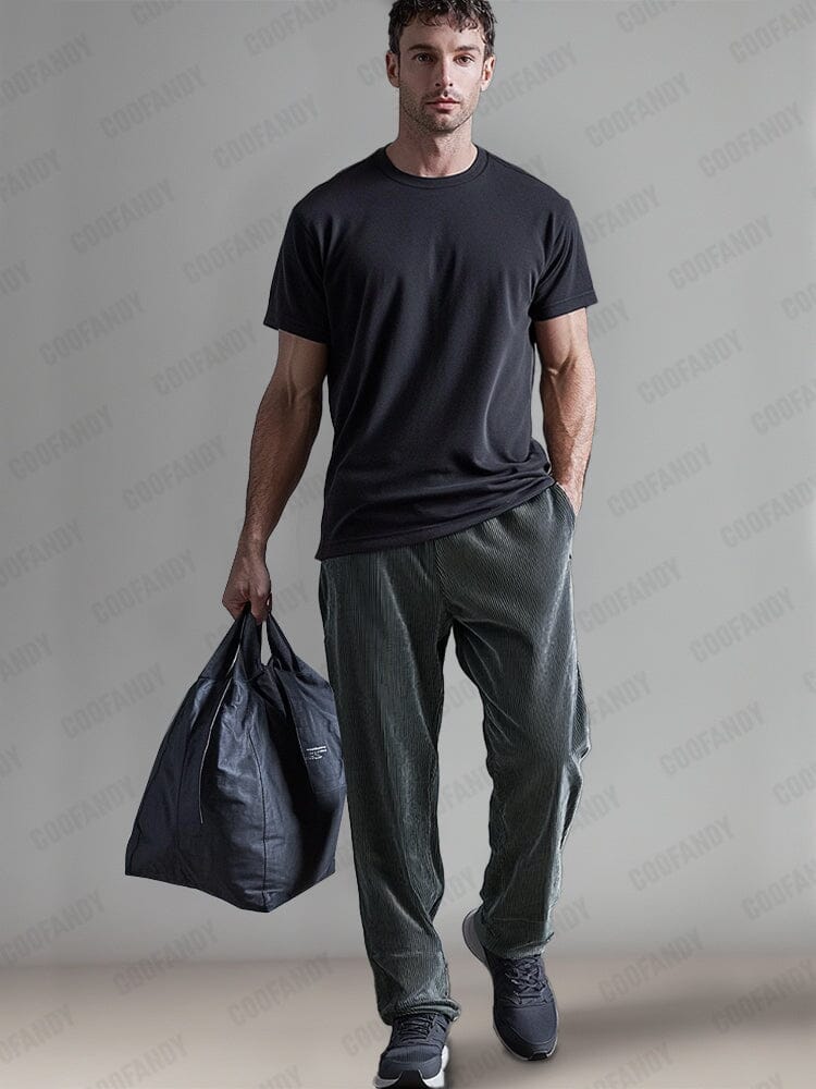 Casual Comfort Corduroy Pants Pants coofandy 