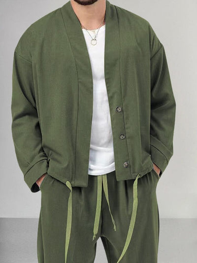 Casual 2-Piece Jacket Sets Sets coofandy 
