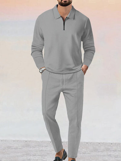 Cozy Athleisure 2-Piece Set Sports Set coofandy Grey S 