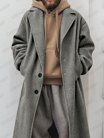 Utility Comfy Lined Tweed Coat Coat coofandy 