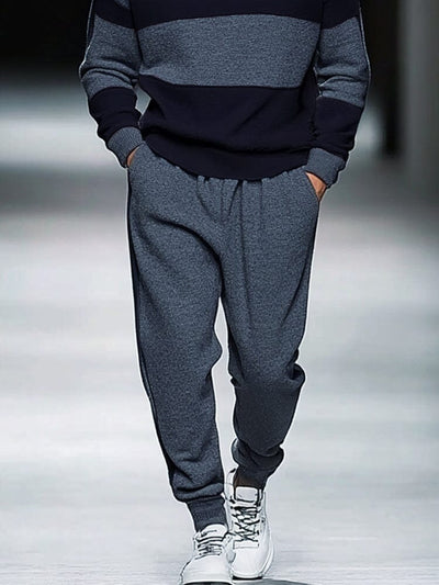 Clean Tailored Sweatshirt Jogger Set Sets coofandy 