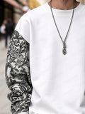 Leisure Paisley Print Sweatshirt Sweatshirts coofandy 