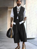 Urban Casual Vest Pants Set Sets coofandy Black M 