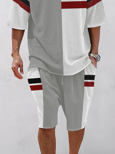 Trendiges Athleisure-Set im Farbblockdesign