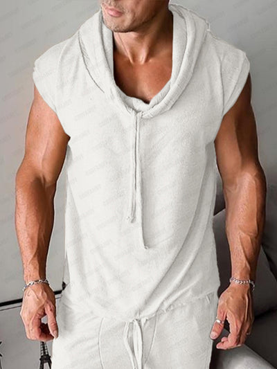 Athleisure Breathable Hooded Tank Top