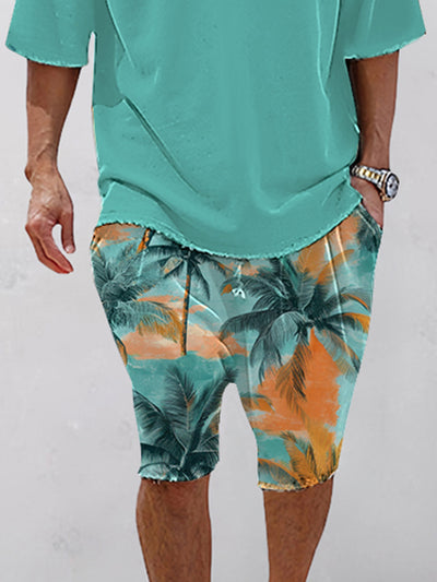 Island Vibes Casual T-Shirt Shorts Set