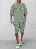 Island Vibes Casual T-Shirt Shorts Set