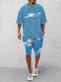 Island Vibes Casual T-Shirt Shorts Set