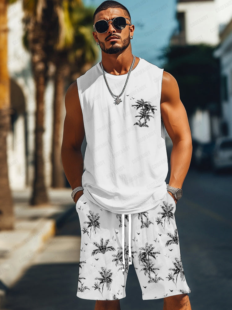 Coastal Graphic Print Summer Set