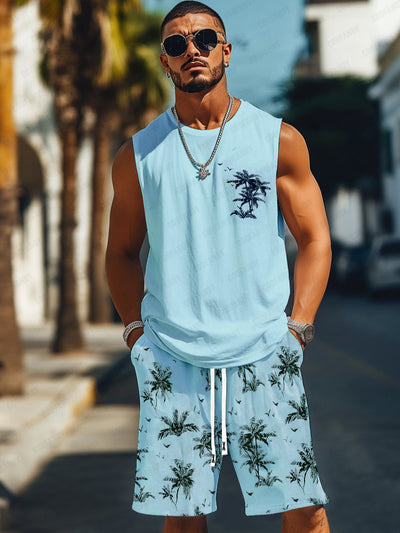 Coastal Graphic Print Summer Set