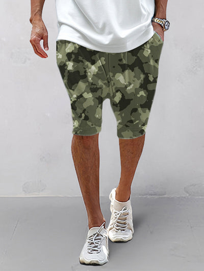 Athleisure Camo Print Sports Set