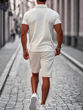 Minimal Comfort Polo Shirt Shorts Set