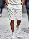 Minimal Comfort Polo Shirt Shorts Set