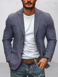 Classic Comfort Cotton Linen Blazer