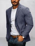 Classic Comfort Cotton Linen Blazer
