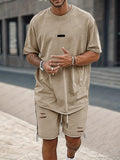 Athleisure Loose Fit T-Shirt Shorts Set
