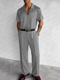 Business Casual Shirt Pants Set