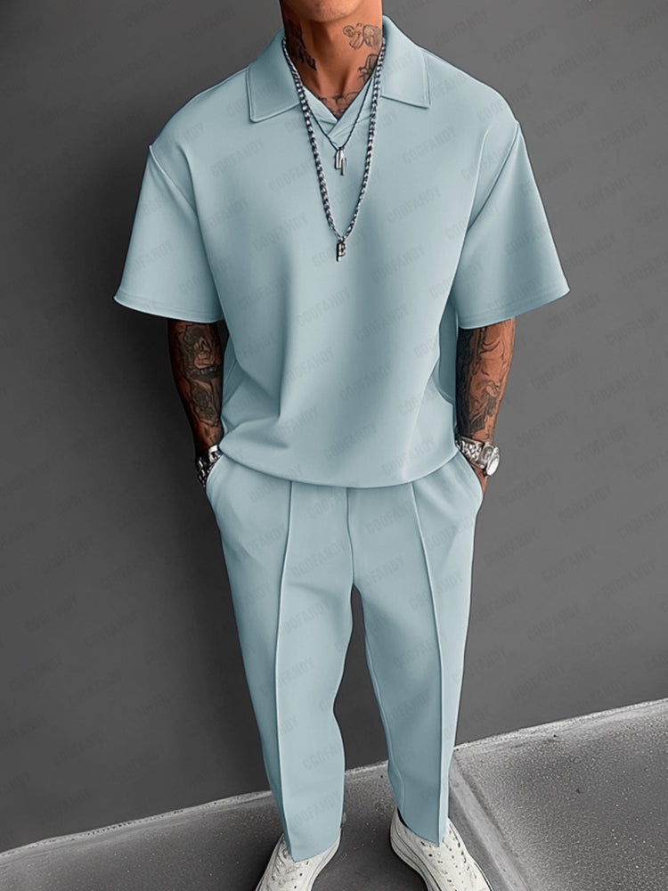 COOFANDY Men's Easy Summer Fashion 2-Piece Set – COOFANDY