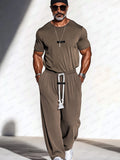 Soft Stretch T-Shirt Pants Set