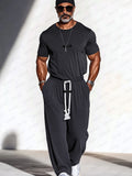 Soft Stretch T-Shirt Pants Set