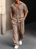 Versatile Summer Cargo Shirt Set